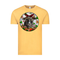 Vintage Mustard christmas dorper sheep Vintage Tee - LillyAllenDesigns