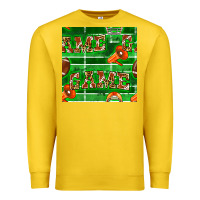 Lemon american football megaphone and game seamless pattern Premium Sweatshirt - BundleAndBundleShop