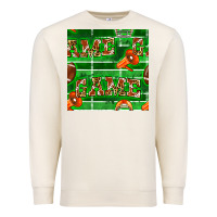 Sandshell american football megaphone and game seamless pattern Premium Sweatshirt - BundleAndBundleShop