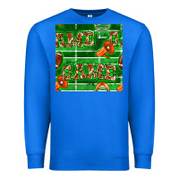 True Royal american football megaphone and game seamless pattern Premium Sweatshirt - BundleAndBundleShop
