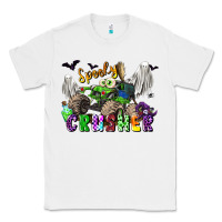 White spooky crusher monster truck Classic Tee - LillyAllenDesigns