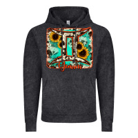 Vintage Black gemini turquoise cowhide Vintage Hoodie - RanaPortraitStore