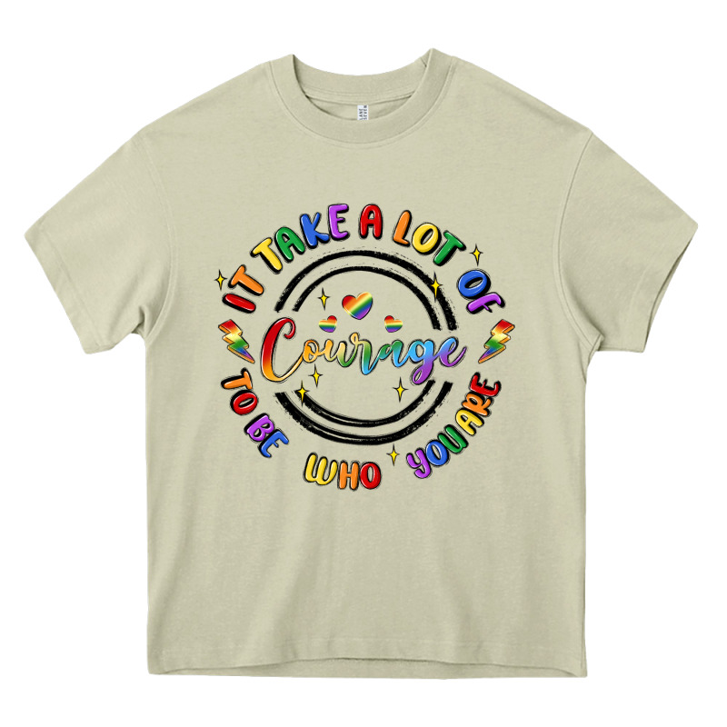 Gay Pride Heavy Core Tee by MaliasSmallBusiness | Teevron