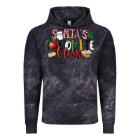 Cloud Black Santa's Favorite Class Christmas Vintage Hoodie - LillyAllenDesigns