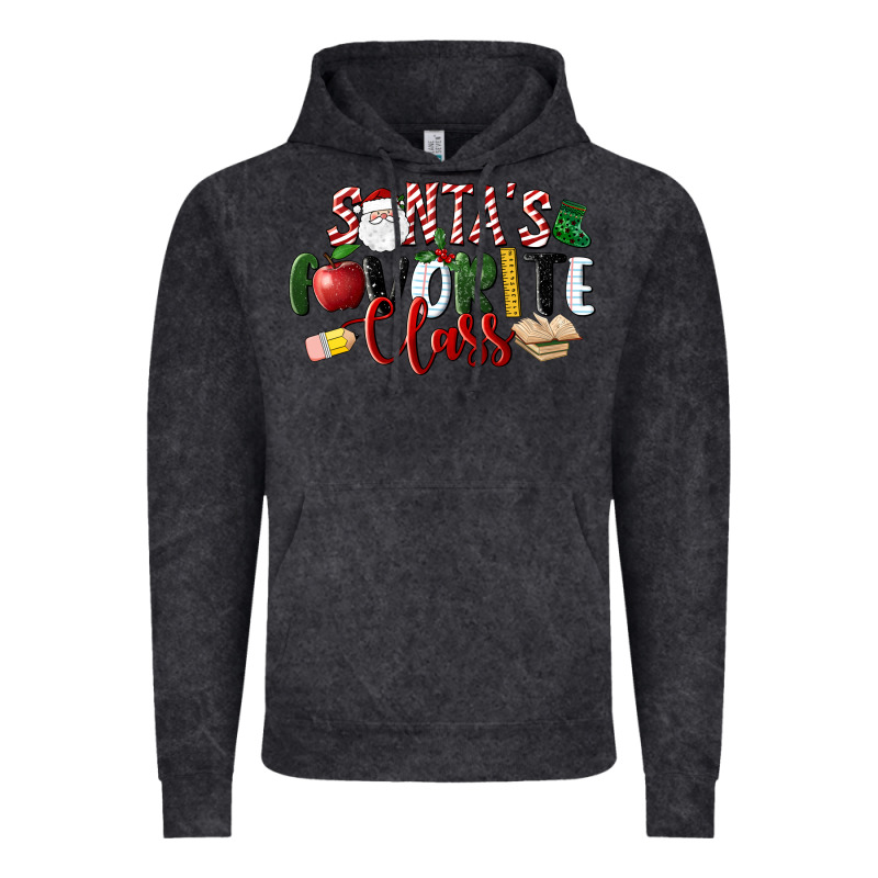 Santa's Favorite Class Christmas Vintage Hoodie by LillyAllenDesigns | Teevron