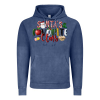 Vintage Denim Santa's Favorite Class Christmas Vintage Hoodie - LillyAllenDesigns