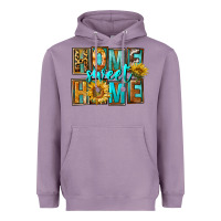 Lavender Western Home Sweet Home Heavyweight Hoodie - FaDigitalArtStudio