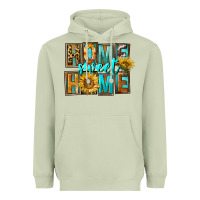 Matcha Western Home Sweet Home Heavyweight Hoodie - FaDigitalArtStudio