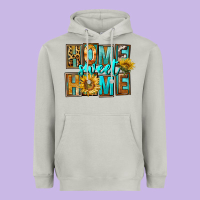 Western Home Sweet Home Heavyweight Hoodie Designed By Fadigitalartstudio