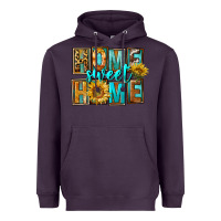 Plum Western Home Sweet Home Heavyweight Hoodie - FaDigitalArtStudio