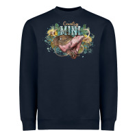 Navy Country mini Heavyweight Sweatshirt - HowdyJamesFarm