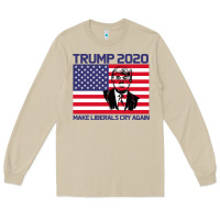 Mushroom Trump 2020 Make Liberals cry Again Long Sleeve Tee - Bettercallsaul