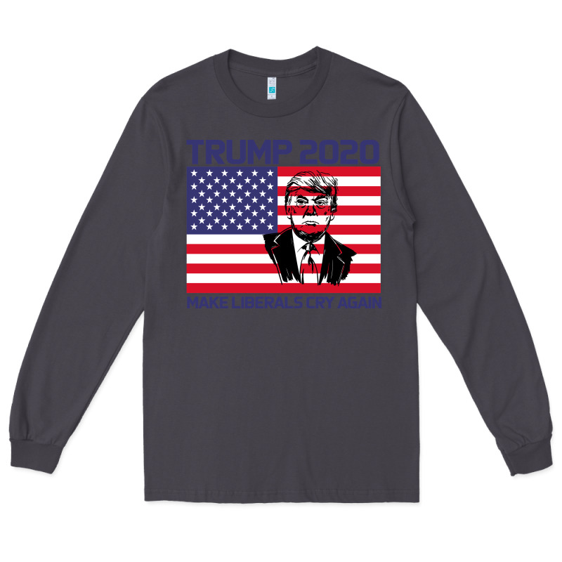 Trump 2020 Make Liberals Cry Again Long Sleeve Tee by Bettercallsaul | Teevron