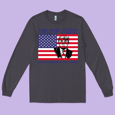 Trump 2020 Make Liberals Cry Again Long Sleeve Tee Designed By Bettercallsaul