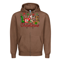 Chestnut love christmas Zipper Hoodie - OliviaCreatesArt