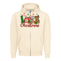 Sandshell love christmas Zipper Hoodie - OliviaCreatesArt