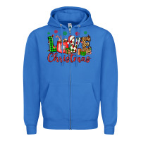 True Royal love christmas Zipper Hoodie - OliviaCreatesArt
