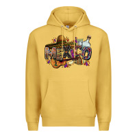 Antique Gold Mexico Premium Hoodie - FaDigitalArtStudio
