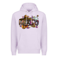 Lilac Mexico Premium Hoodie - FaDigitalArtStudio