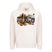 Pale Pink Mexico Premium Hoodie - FaDigitalArtStudio