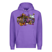 Purple Mexico Premium Hoodie - FaDigitalArtStudio