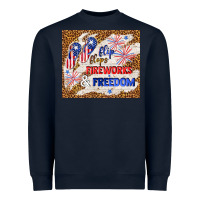 Navy flip flops fireworks & freedom 4th of july Heavyweight Sweatshirt - TumblerDesignByShophia