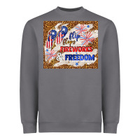 Flip Flops Fireworks & Freedom 4th Of July Heavyweight Sweatshirt | Teevron