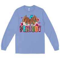 Colony Blue Periodt afro woman nail art Long Sleeve Tee - RanaPortraitStore