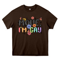 Chocolate Brown movie i'm gay Heavy Core Tee - MaliasSmallBusiness