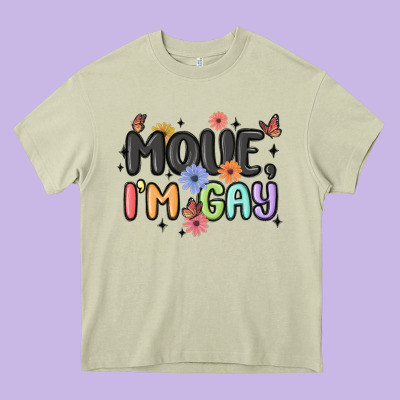 Movie I'm Gay Heavy Core Tee Designed By Maliassmallbusiness
