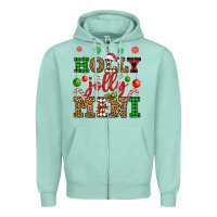 Holly Jolly Mini Zipper Hoodie | Teevron