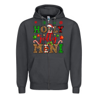 Smoke holly jolly mini Zipper Hoodie - OliviaCreatesArt
