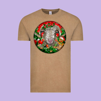 Christmas Rambouillet Sheep Vintage Tee Designed By Lillyallendesigns
