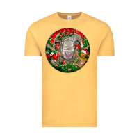 Vintage Mustard christmas rambouillet sheep Vintage Tee - LillyAllenDesigns