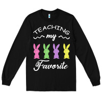 Black Teaching My Favorite Bunny Long Sleeve Tee - Bettercallsaul