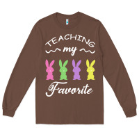Chestnut Teaching My Favorite Bunny Long Sleeve Tee - Bettercallsaul