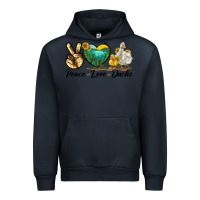 Navy Peace Love Ducks Urban Hoodie - LillyAllenDesigns