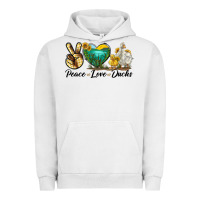Peace Love Ducks Urban Hoodie | Teevron