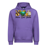Tulip Peace Love Ducks Urban Hoodie - LillyAllenDesigns