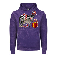 Cloud Purple Christmas Zebra Baby And Mama Vintage Hoodie - LillyAllenDesigns
