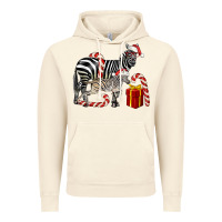 Vintage Artic Christmas Zebra Baby And Mama Vintage Hoodie - LillyAllenDesigns