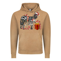 Vintage Camel Christmas Zebra Baby And Mama Vintage Hoodie - LillyAllenDesigns