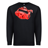 Black Chin Guard Fa Element Premium Sweatshirt - FaDigitalArtStudio