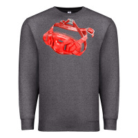 Charcoal Heather Chin Guard Fa Element Premium Sweatshirt - FaDigitalArtStudio