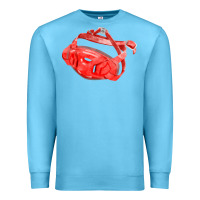 Ocean Blue Chin Guard Fa Element Premium Sweatshirt - FaDigitalArtStudio
