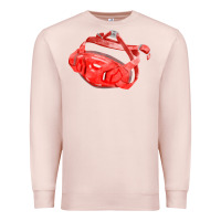 Pale Pink Chin Guard Fa Element Premium Sweatshirt - FaDigitalArtStudio