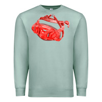 Seafoam Chin Guard Fa Element Premium Sweatshirt - FaDigitalArtStudio