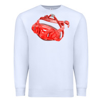White Chin Guard Fa Element Premium Sweatshirt - FaDigitalArtStudio
