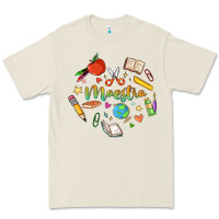 Bone maestra teacher heart doodle Premium Tee - MaliasSmallBusiness