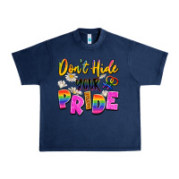 Navy don't hide your pride Urban Heavy Tee - Artiststas
